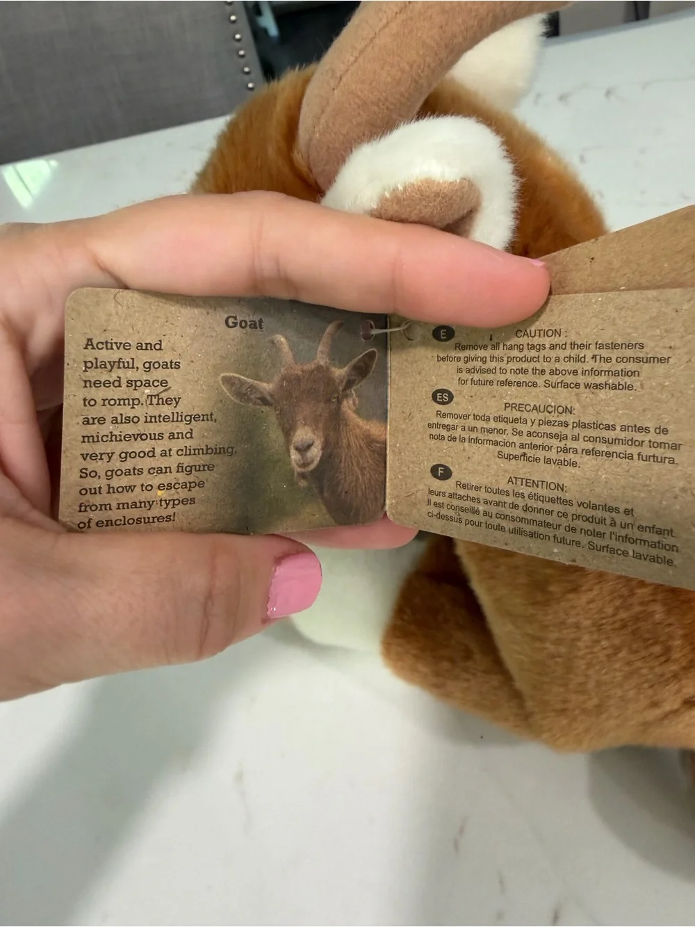 NWT Aurora Miyoni Goat Plush